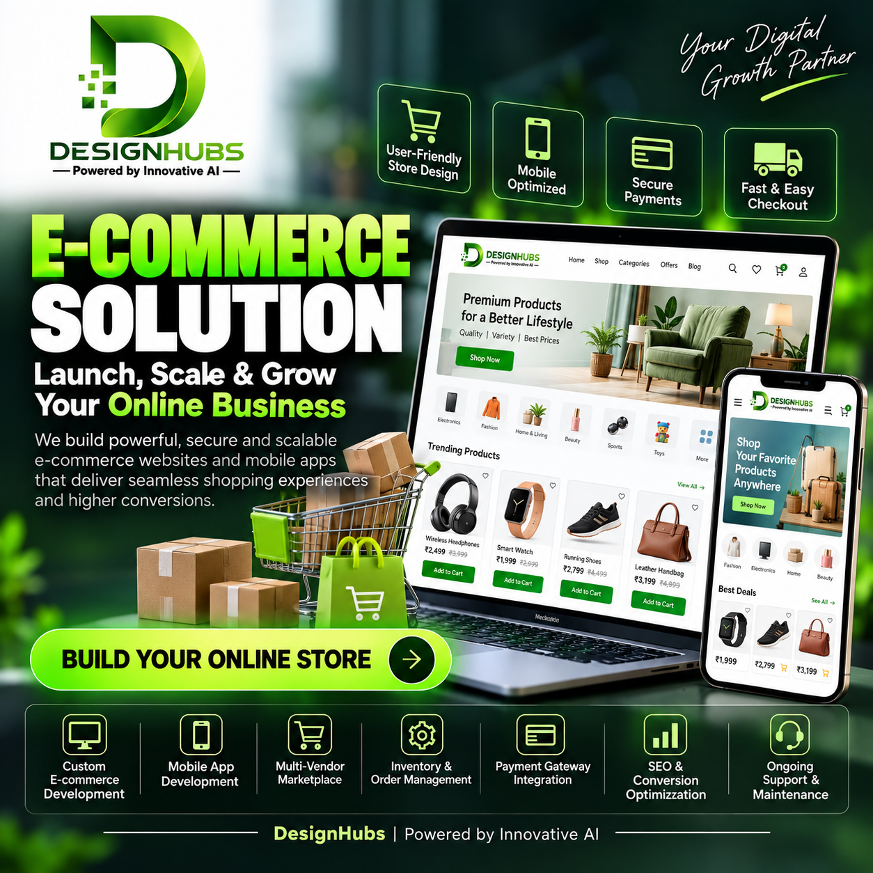 E-commerce Solution & E-commerce Website Development Services